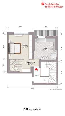 Grundriss 2. Obergeschoss