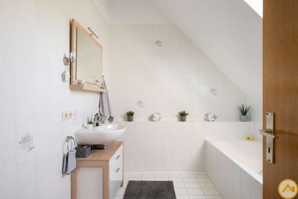 modernes Tageslicht-Badezimmer