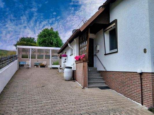 Überdachte Terrasse