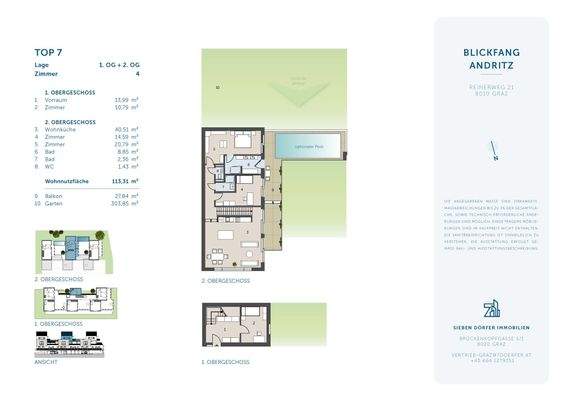 Verkaufsplan Reinerweg 21 - Top 7 - 7D