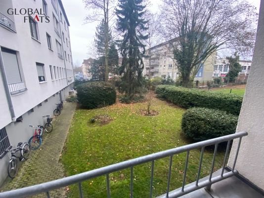 Blick vom Balkon
