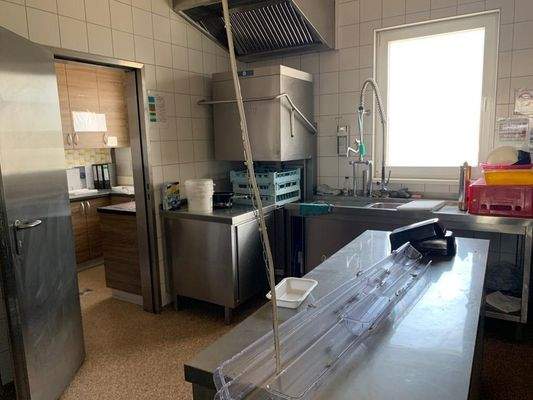 Vorbereitungsräume im hinteren Bereich