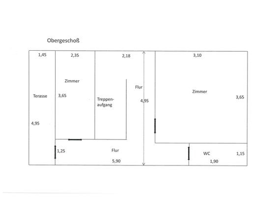 Grundriss Obergeschoss
