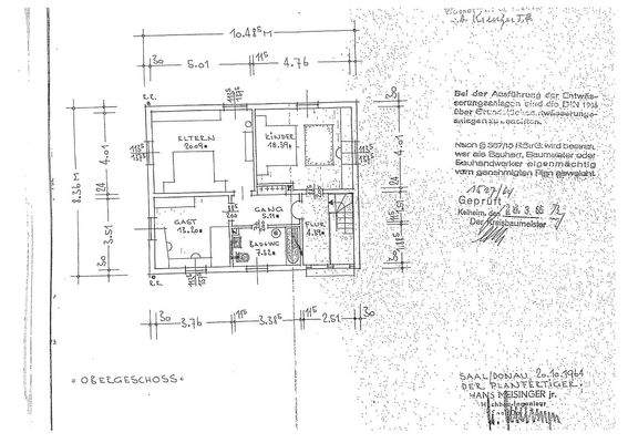 Grundriss Obergeschoss