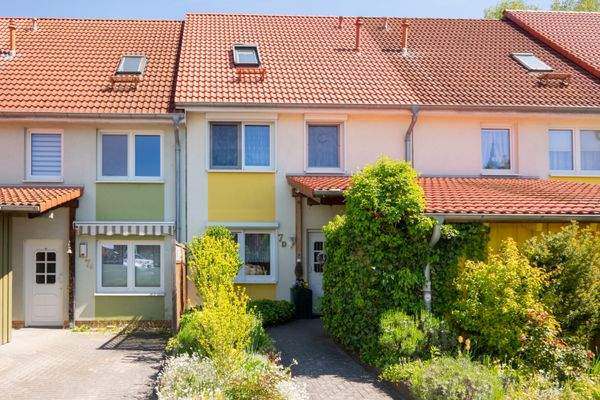 Blick aufs  Haus