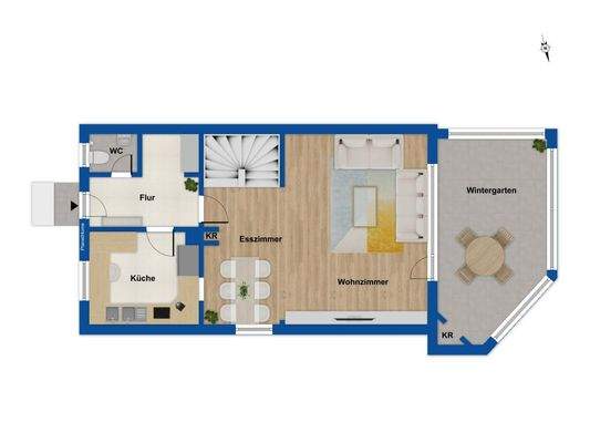 Grundriss - Erdgeschoss