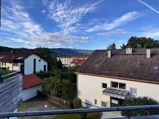 Blick vom Süd- Balkon 