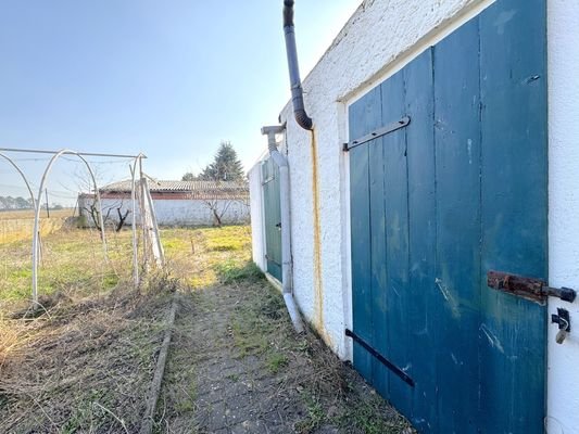 Geräteschuppen im Garten