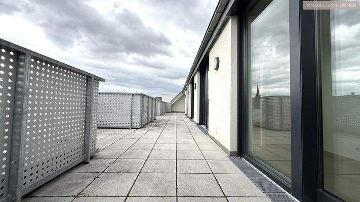 Terrasse auf Wohnebene