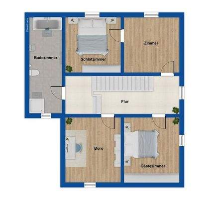 Grundriss Obergeschoss