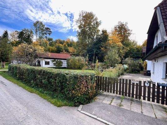 Garten und Zufahrt
