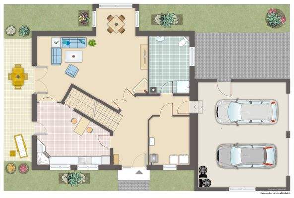 Beispielgrundriss EG