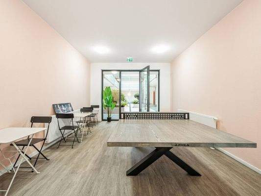 Ansicht IV: Gemeinschaftsfläche: Lounge Area