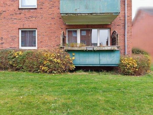 Rückseite mit Ansicht vom Balkon