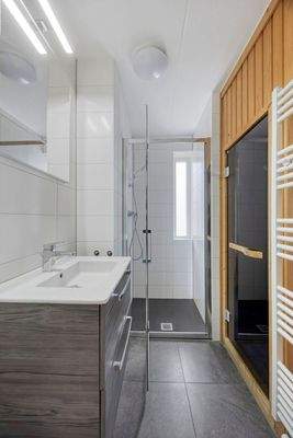 Luxus Badezimmer Villa Cape Helius Badewanne Wasch