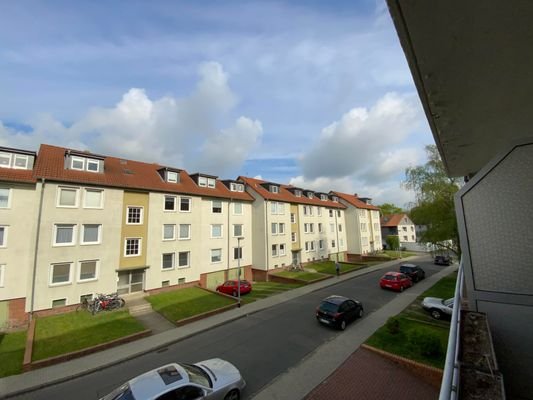 Blick vom Balkon