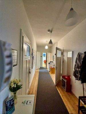 Blick in den Flur im Erdgeschoss