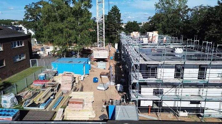 Drohnenaufnahme DHH seitlich