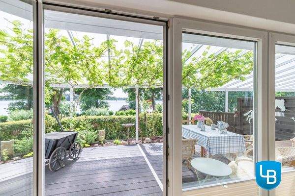 Blick aus dem Wohnzimmer