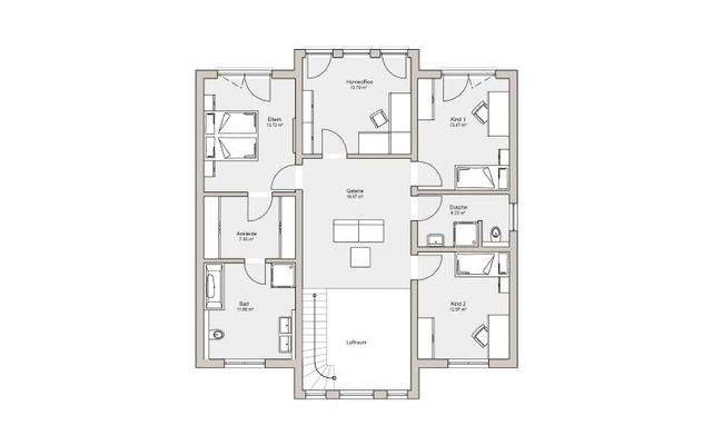 Grundriss Obergeschoss