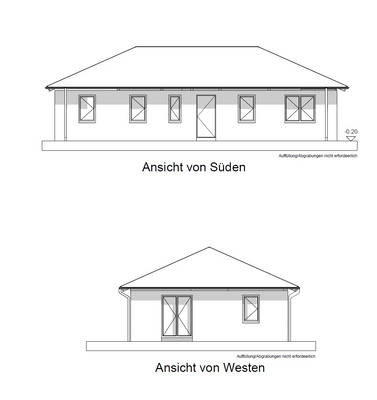 Ansicht Süden und Westen