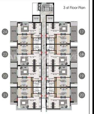Real Estate with Rich Communal Amenities in Alanya Mahmutlar