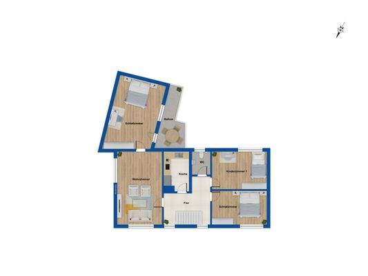 Grundriss Obergeschoss