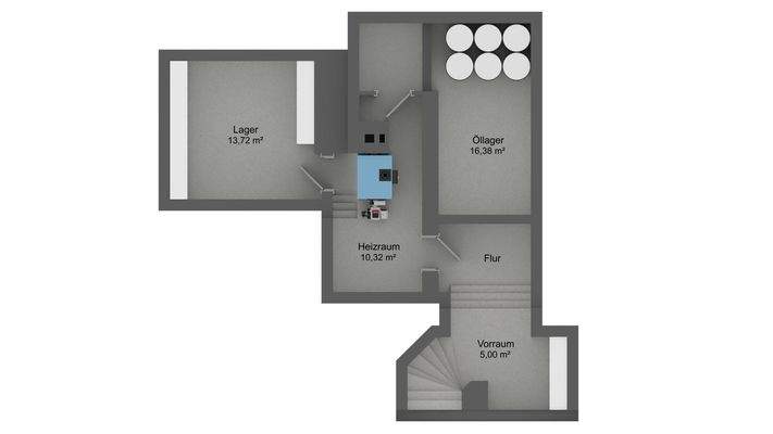 Kellergeschoss Grundriss