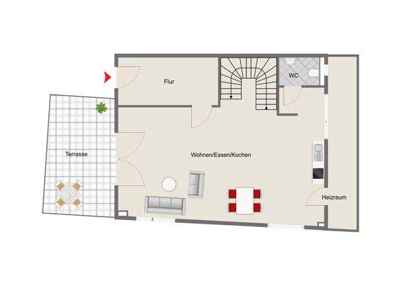 Grundriss Erdgeschoss