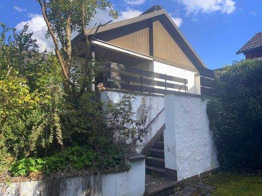 Garten mit Zugang Terrasse