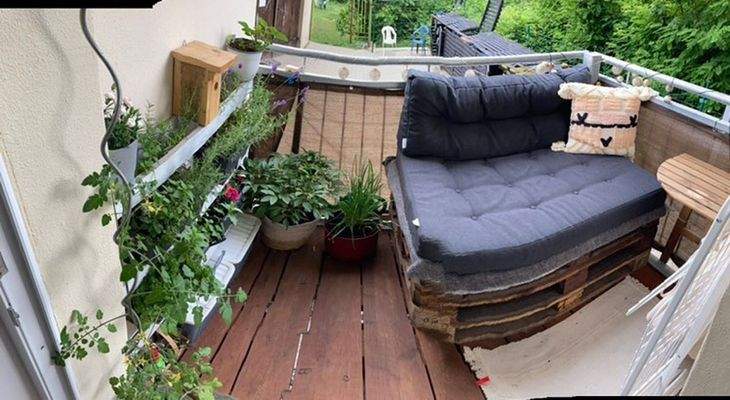 Balkon - Einrichtungsbeispiel