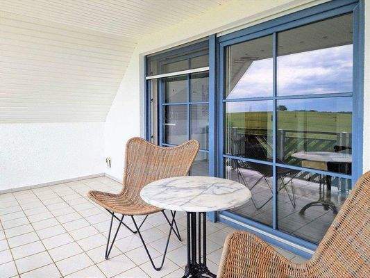 Loggia in Sassnitz für perfekten Morgen am Meer