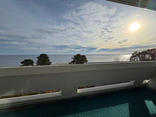 Schöner Ausblick zum Meer