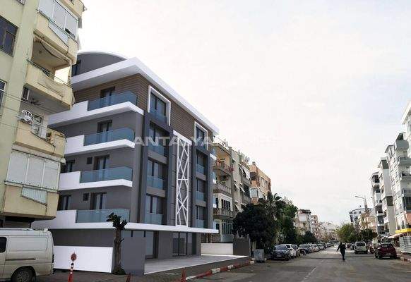 Flats with Underfloor Heating in Muratpaşa, Antalya