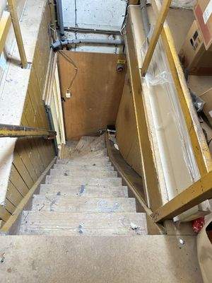 Treppe ins Dachgeschoss