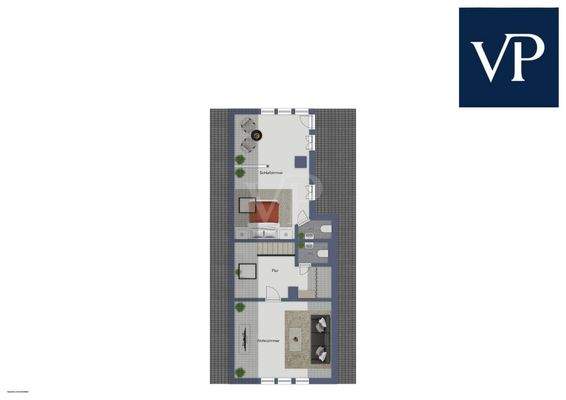 Grundriss DG Wohnhaus