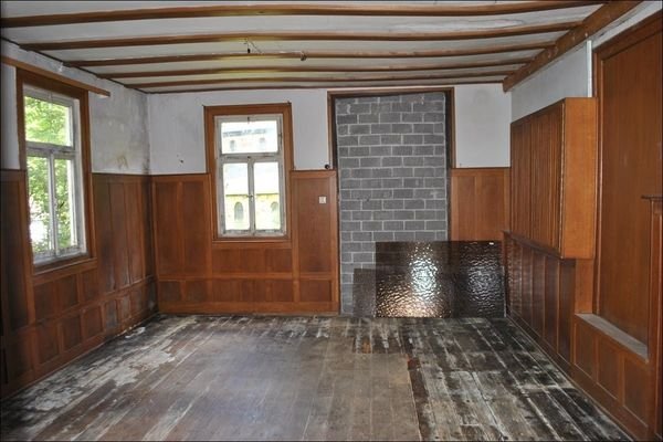 Wohnzimmer früherer Saal