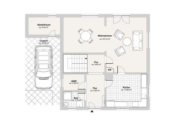 Grundriss Erdgeschoss