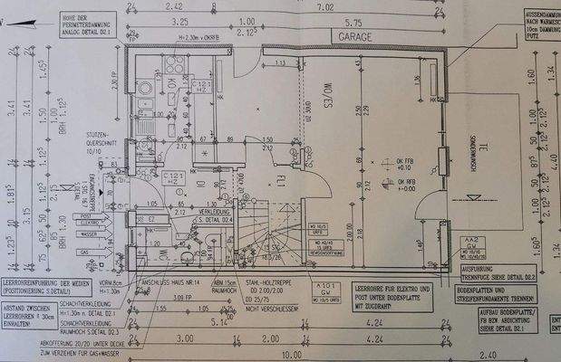 Grundriss Erdgeschoß Bauplan