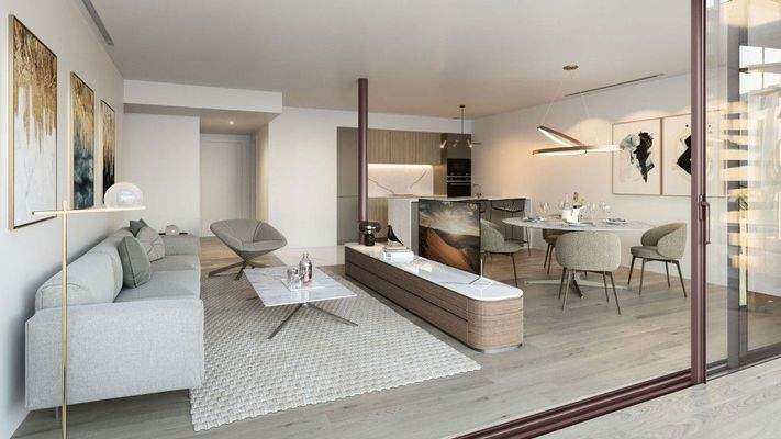 Penthouse in Santa Catalina zu verkaufen mit Blick auf das Schloss Bellver, Palma, Mallorca