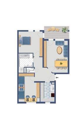 VONOVIA Grundriss TYP M