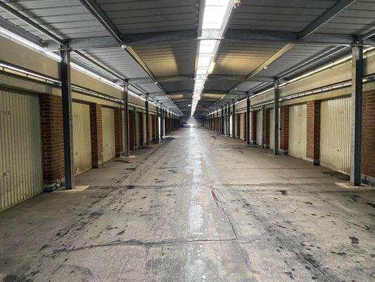 Blick in den Garagentrackt