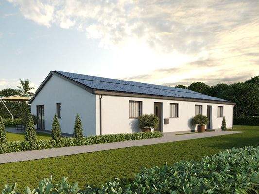 Bebauungsbeispiel für einen Bungalow