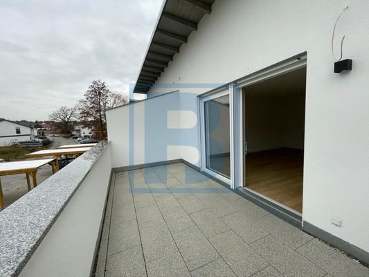 Terrasse im Obergeschoss