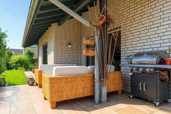 Terrasse an der Küche