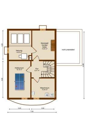 Untergeschoss Grundriss