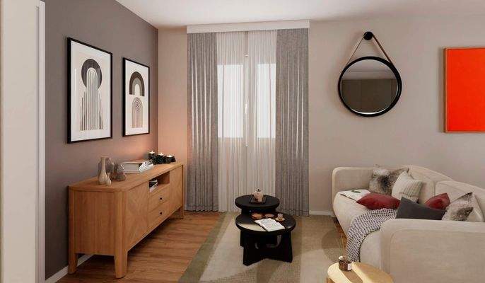 Im Wohnzimmer lässt es sich bestens entspannen