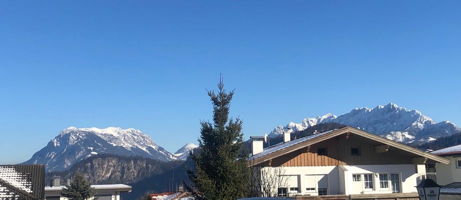 Blick zum &quot;Wilden und Zahmen Kaiser&quot;