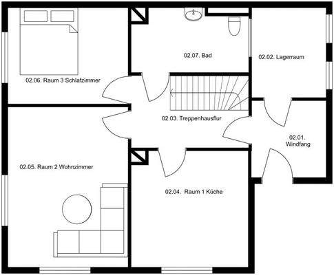 Grundriss Erdgeschoss 