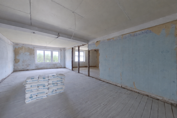 Wohn- und Essbereich der Wohneinheit 2 im Obergeschoss